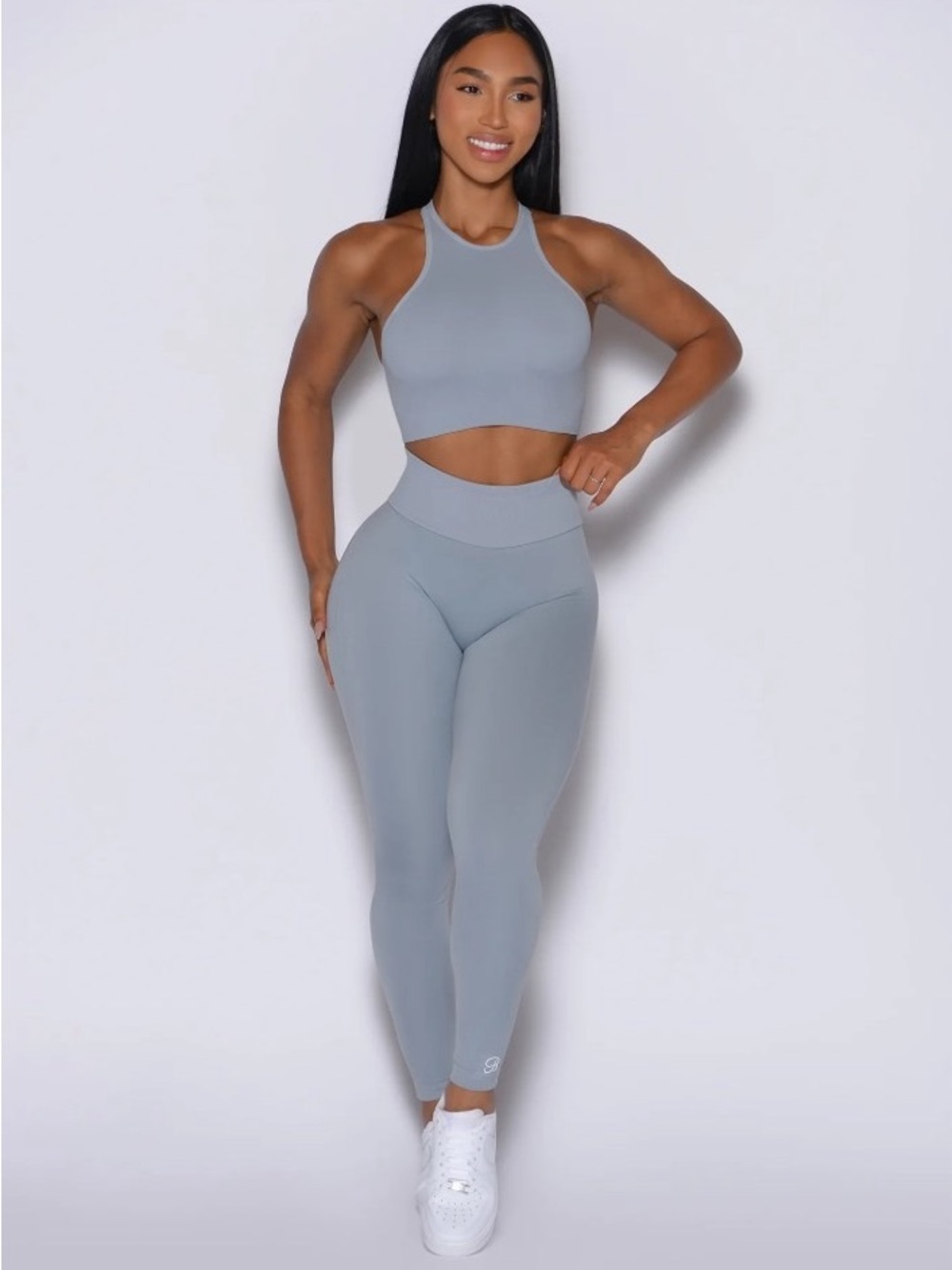 Bombshell Sportswear Figure Scrunch Leggings - Color ‘Carbon’  - Size Small